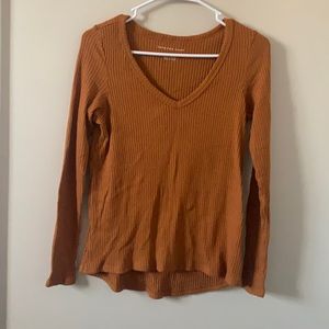 burnt orange long sleeve
